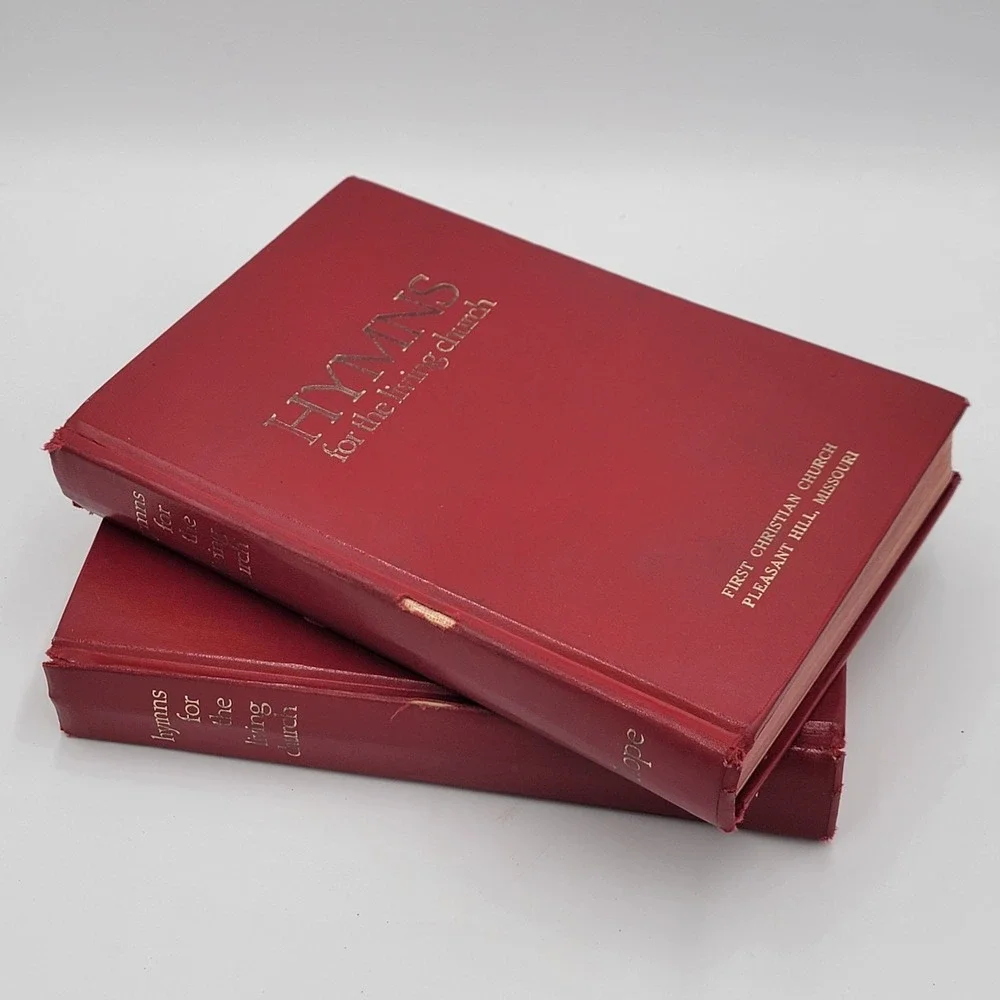 Vtg print 1980 Hymns for the Living Church: Hymnal by Hope Publishing  USA‎ Made